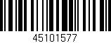 Código de barras (EAN, GTIN, SKU, ISBN): '45101577'