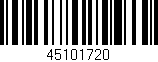 Código de barras (EAN, GTIN, SKU, ISBN): '45101720'