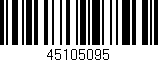 Código de barras (EAN, GTIN, SKU, ISBN): '45105095'