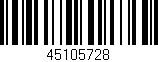 Código de barras (EAN, GTIN, SKU, ISBN): '45105728'
