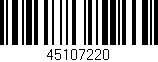 Código de barras (EAN, GTIN, SKU, ISBN): '45107220'