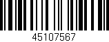 Código de barras (EAN, GTIN, SKU, ISBN): '45107567'