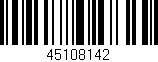 Código de barras (EAN, GTIN, SKU, ISBN): '45108142'