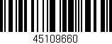 Código de barras (EAN, GTIN, SKU, ISBN): '45109660'
