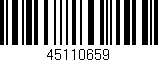 Código de barras (EAN, GTIN, SKU, ISBN): '45110659'