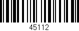 Código de barras (EAN, GTIN, SKU, ISBN): '45112'