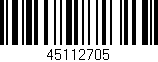 Código de barras (EAN, GTIN, SKU, ISBN): '45112705'