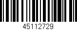 Código de barras (EAN, GTIN, SKU, ISBN): '45112729'