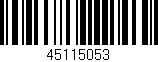 Código de barras (EAN, GTIN, SKU, ISBN): '45115053'