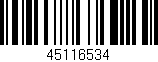 Código de barras (EAN, GTIN, SKU, ISBN): '45116534'