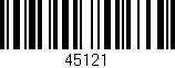 Código de barras (EAN, GTIN, SKU, ISBN): '45121'