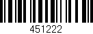 Código de barras (EAN, GTIN, SKU, ISBN): '451222'