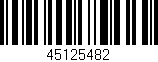Código de barras (EAN, GTIN, SKU, ISBN): '45125482'