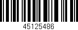 Código de barras (EAN, GTIN, SKU, ISBN): '45125486'