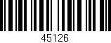 Código de barras (EAN, GTIN, SKU, ISBN): '45126'