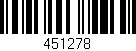 Código de barras (EAN, GTIN, SKU, ISBN): '451278'