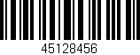 Código de barras (EAN, GTIN, SKU, ISBN): '45128456'