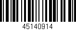 Código de barras (EAN, GTIN, SKU, ISBN): '45140914'