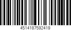 Código de barras (EAN, GTIN, SKU, ISBN): '4514187592419'