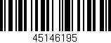 Código de barras (EAN, GTIN, SKU, ISBN): '45146195'