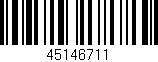 Código de barras (EAN, GTIN, SKU, ISBN): '45146711'