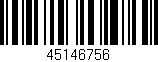 Código de barras (EAN, GTIN, SKU, ISBN): '45146756'