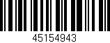 Código de barras (EAN, GTIN, SKU, ISBN): '45154943'