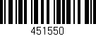 Código de barras (EAN, GTIN, SKU, ISBN): '451550'