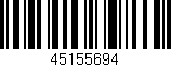 Código de barras (EAN, GTIN, SKU, ISBN): '45155694'