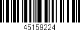 Código de barras (EAN, GTIN, SKU, ISBN): '45159224'