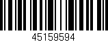 Código de barras (EAN, GTIN, SKU, ISBN): '45159594'