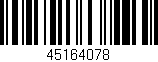 Código de barras (EAN, GTIN, SKU, ISBN): '45164078'