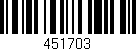 Código de barras (EAN, GTIN, SKU, ISBN): '451703'