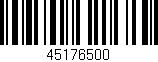 Código de barras (EAN, GTIN, SKU, ISBN): '45176500'