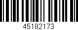 Código de barras (EAN, GTIN, SKU, ISBN): '45182173'
