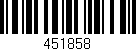 Código de barras (EAN, GTIN, SKU, ISBN): '451858'