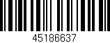 Código de barras (EAN, GTIN, SKU, ISBN): '45186637'
