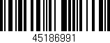 Código de barras (EAN, GTIN, SKU, ISBN): '45186991'