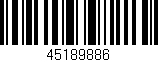 Código de barras (EAN, GTIN, SKU, ISBN): '45189886'