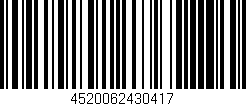 Código de barras (EAN, GTIN, SKU, ISBN): '4520062430417'