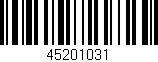 Código de barras (EAN, GTIN, SKU, ISBN): '45201031'