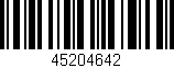 Código de barras (EAN, GTIN, SKU, ISBN): '45204642'