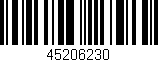 Código de barras (EAN, GTIN, SKU, ISBN): '45206230'