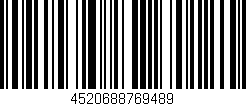 Código de barras (EAN, GTIN, SKU, ISBN): '4520688769489'