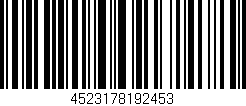 Código de barras (EAN, GTIN, SKU, ISBN): '4523178192453'