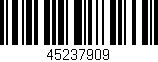 Código de barras (EAN, GTIN, SKU, ISBN): '45237909'