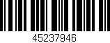 Código de barras (EAN, GTIN, SKU, ISBN): '45237946'