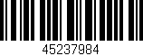 Código de barras (EAN, GTIN, SKU, ISBN): '45237984'