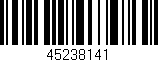 Código de barras (EAN, GTIN, SKU, ISBN): '45238141'