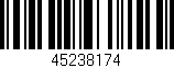 Código de barras (EAN, GTIN, SKU, ISBN): '45238174'